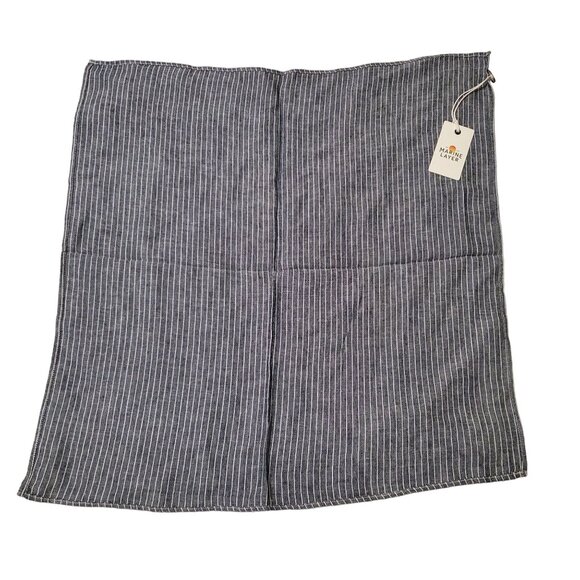 Marine Layer womens bandana scarf navy/white stripe one size multifuncional new - Picture 1 of 9